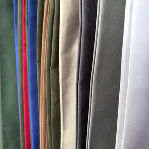 Solid dyed fabric